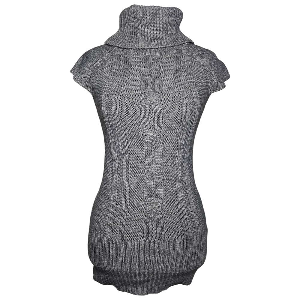 Ashley By 26 International Charcoal Turtleneck Sweater Size S